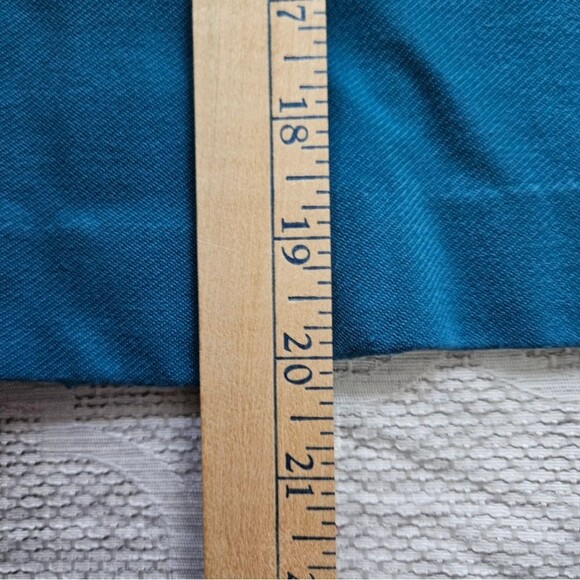 Cabi Sigourney Pencil Skirt Womens Sz 2 Turquoise Blue Pockets Side Zipper GUC - Picture 6 of 7